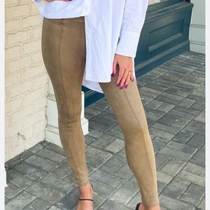 Spanx Faux Suede Leggings